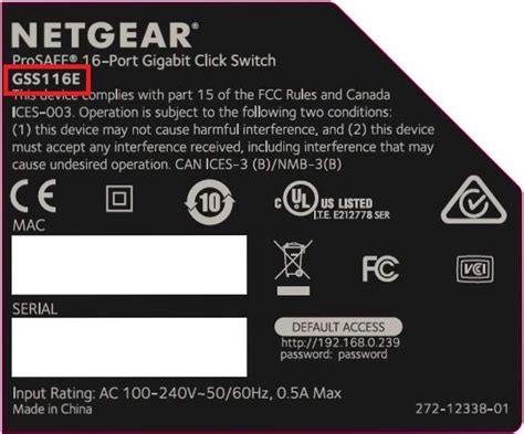 Netgear FSM7326P Screenshot Reset Passwords