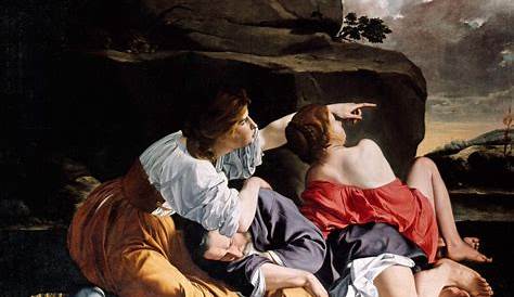 Lot and His Daughters Painting by Orazio Gentileschi