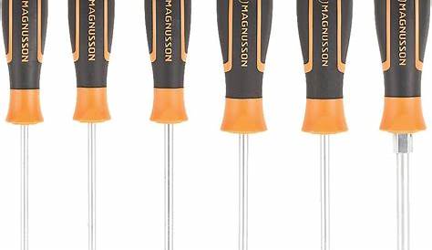 Magnusson Lot de tournevis Torx 6 pcs Amazon.fr Bricolage