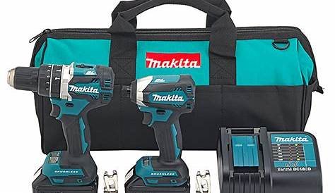 Lot Makita Sans Fil 4 Outils 18 V 5 Ah MAKITA DLX4080TX1