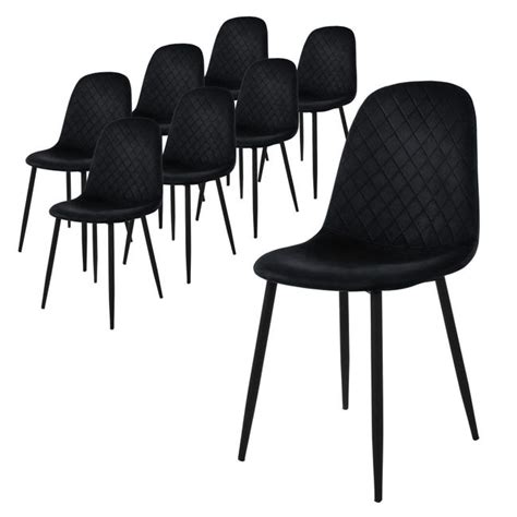 Vivez Le Confort Et Le Luxe Avec Le Lot De 8 Chaises
