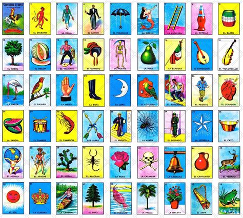 Loteria Cards Deck Printable