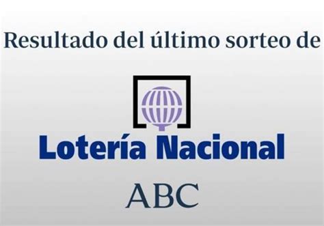 loteria nacional hoy sabado comprobar