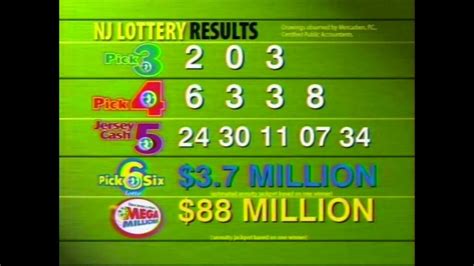 lottery results nj