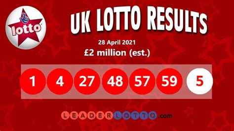 lotto history results uk 2021