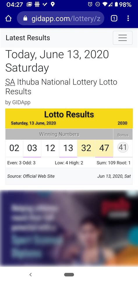 lotto login ithuba results