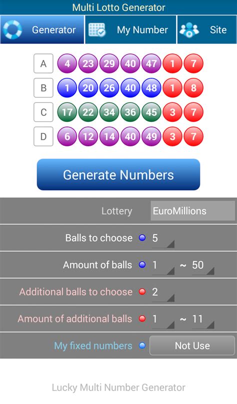 lotto lucky lottery number generator