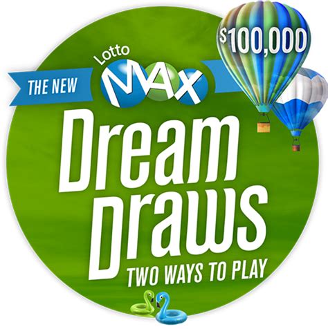 lotto max dream draws early bird