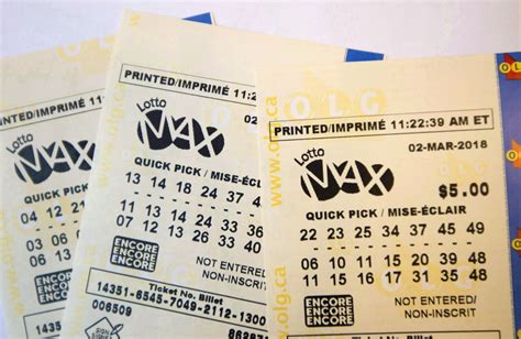 lotto max winning numbers ont