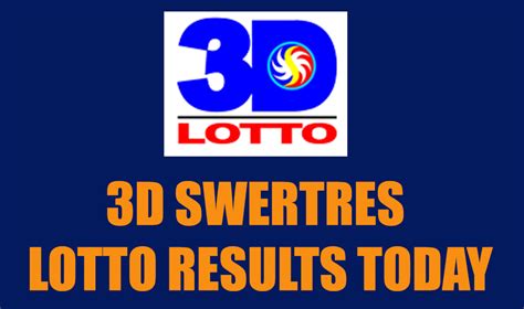 lotto results today 3d