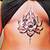 lotus flower chest tattoo