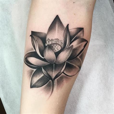 List Of Lotus Flower Tattoo Designs Black And White Ideas