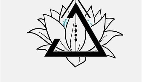 Lotus Flower Triangle Tattoo Meaning s, s