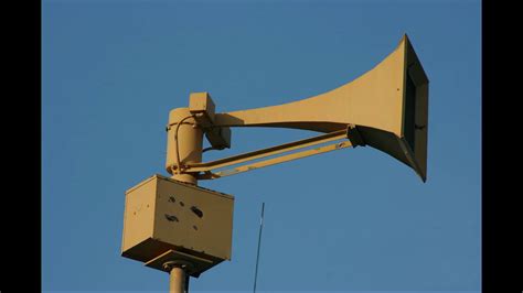 loud tornado siren sound effect