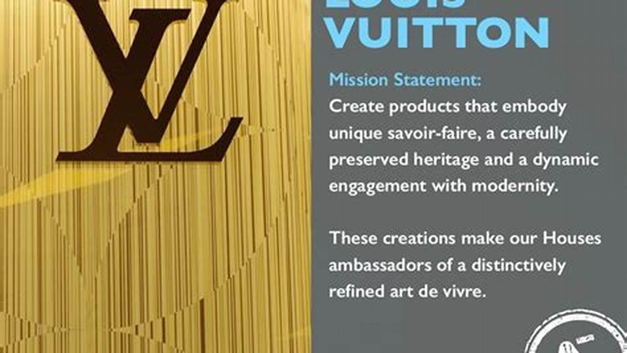 Louis Vuitton Vision Statement Analysis