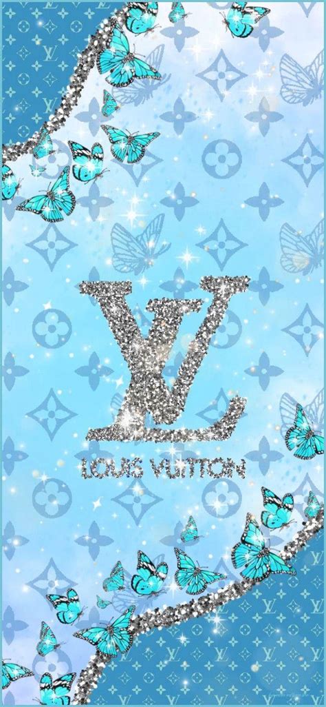 louis vuitton background blue