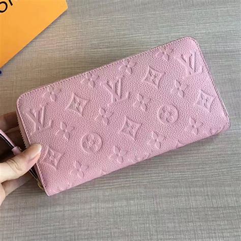 louis vuitton pink wallet