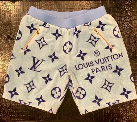 louis vuitton print shorts