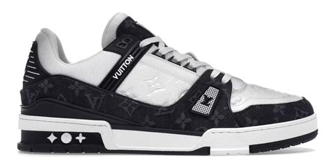 louis vuitton sneakers black and white