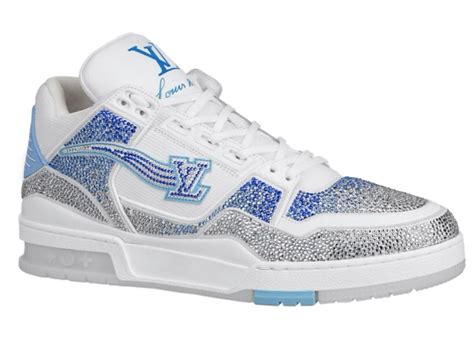louis vuitton sneakers with diamonds