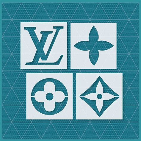 Louis Vuitton Stencil Printable