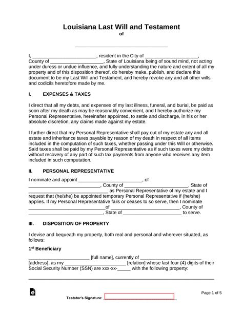 Last Will and Testament Australia Template Free Of 39 Last Will and