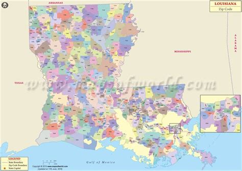 Louisiana Zip Code List