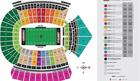 Cardinal Football Stadium Seating Chart - Stadium Seating Chart