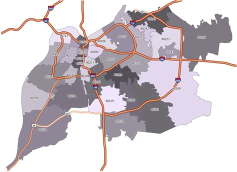 Louisville Co Zip Code Map