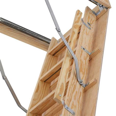 louisville ladder attic stairs review