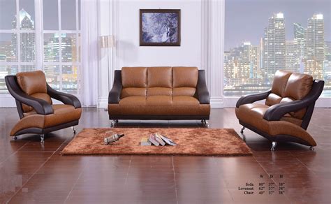 New Lounge Sofa Set Brown For Living Room