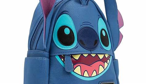 Lovely New Stitch and Angel Loungefly Backpack at Disney Springs | Chip