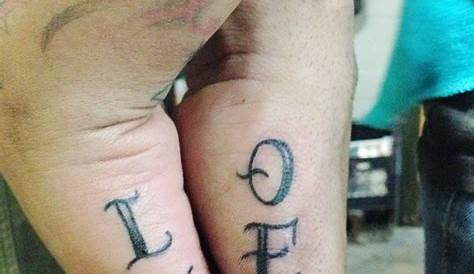 Couple hand holding LOVE Tattoo Small hand tattoos