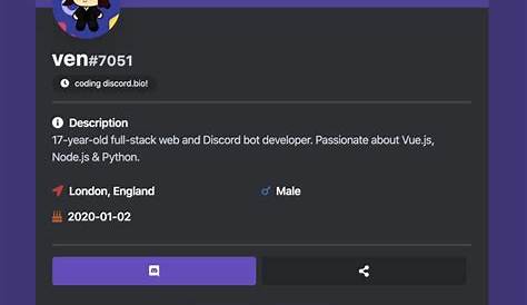 Discord Bio Templates