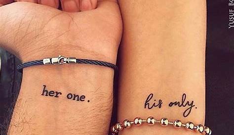 51 Cute Couple Tattoos that Wear Testimony to Long-lasting Love