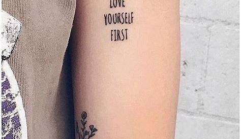 Fly...first love yourself | Love yourself tattoo, Tattoos and piercings