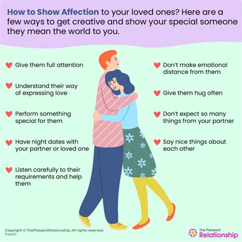 love and affection examples