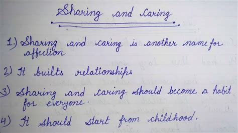 love and caring meaning in english