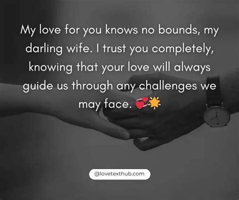 love and trust message for husband and wife