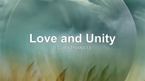 Love and Unity