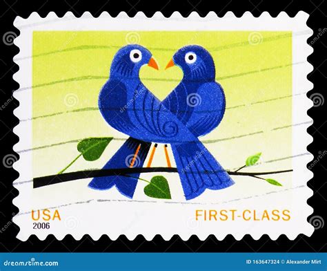 Love Birds Postage Stamp Value