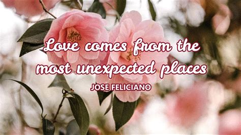 love comes from unexpected places lyrics