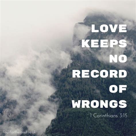 love holds no record of wrongs kjv