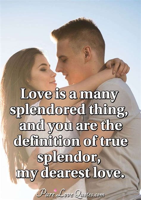 love is a splendor thing