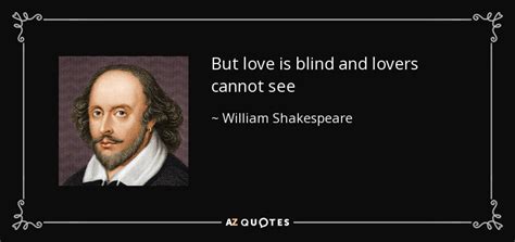 love is blind william shakespeare
