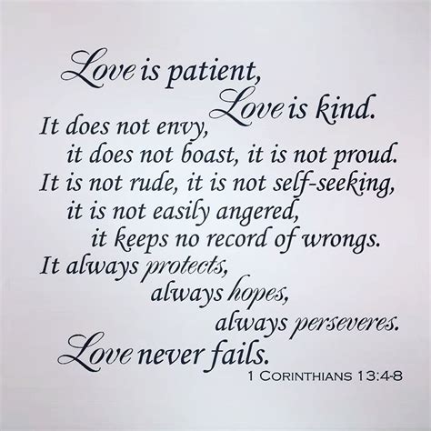 love is kind and patient bible