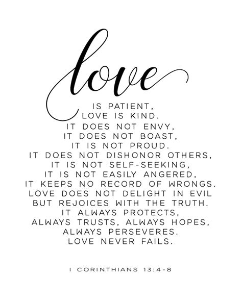 love is patient love is kind nkjv