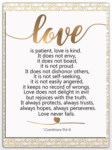 love is patient quote bible