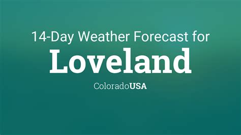 loveland colorado weather forecast