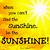 lovely sunshine quotes